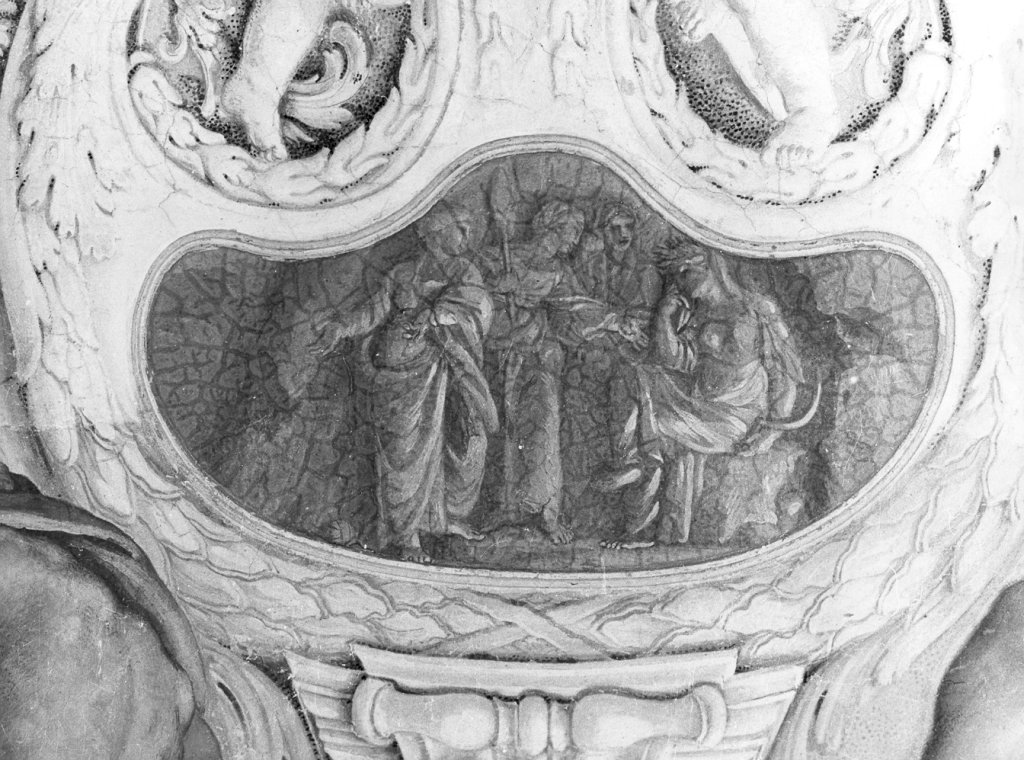 scena mitologica (dipinto) di Calandrucci Giacinto (attribuito) (sec. XVII)